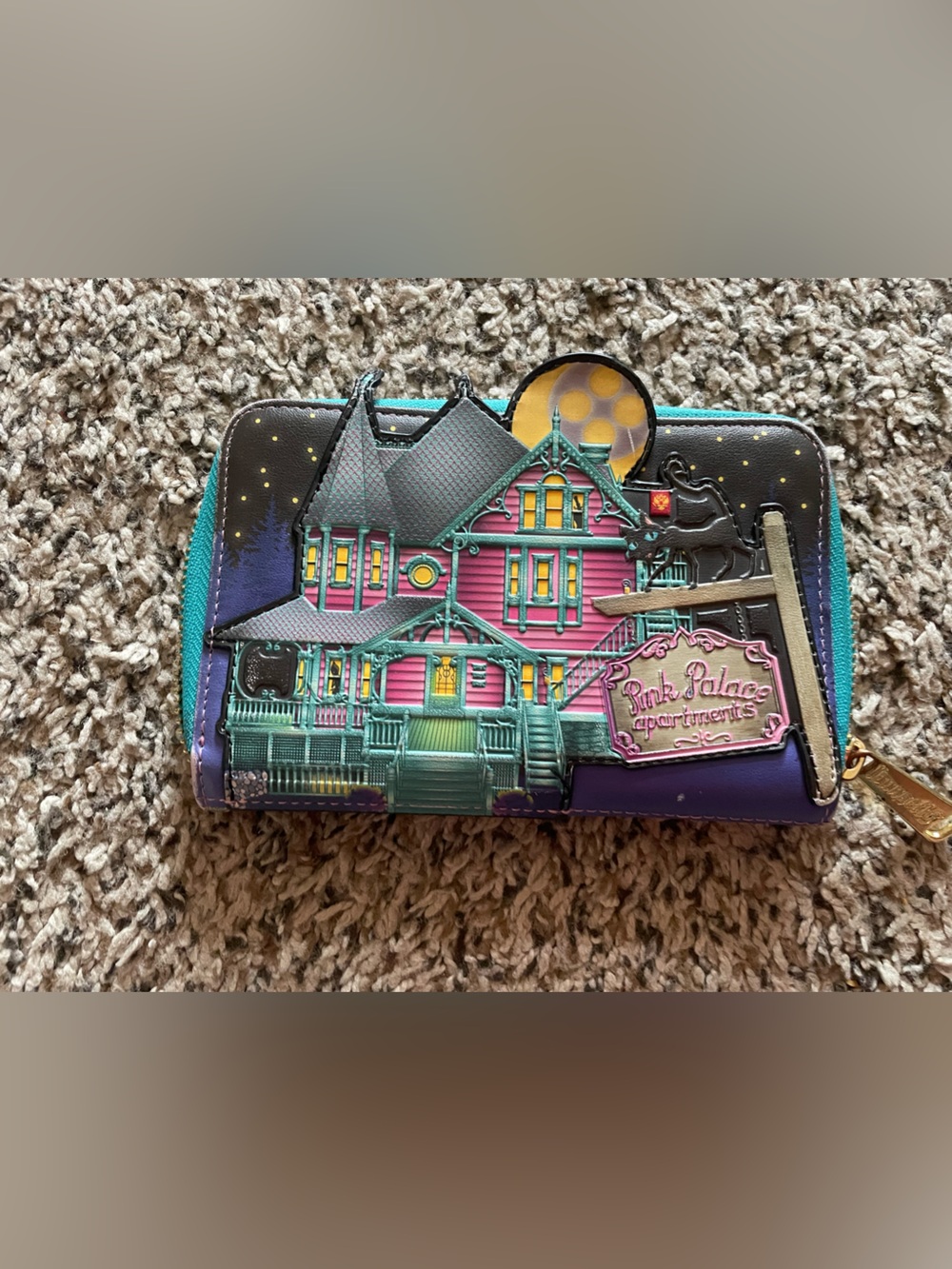 Coraline Pink Palace Apartment Wallet Loungefly
